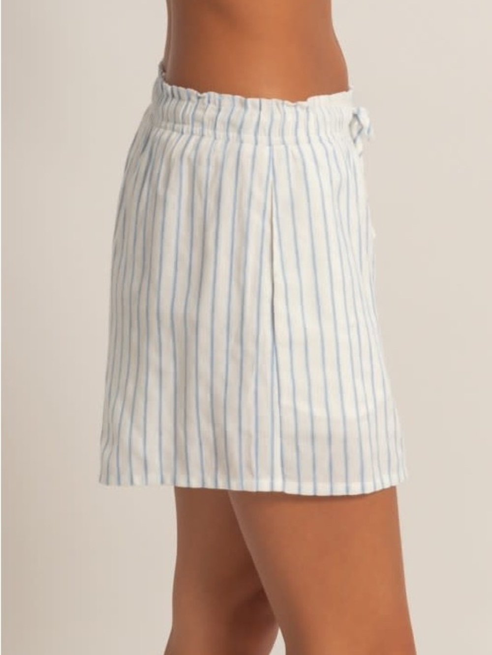 Striped Drawstring Shorts - Picture 2 of 3